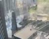 Літак врізався у найвищий хмарочос Пекіна (відео)
