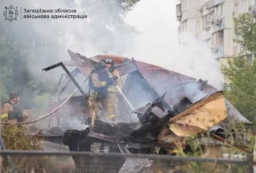 Атака на автозаправку в Запоріжжі: фото наслідків