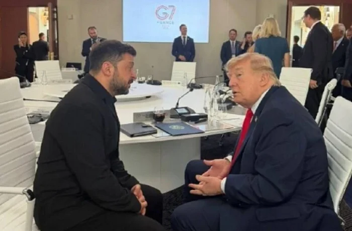Зеленський поспілкувався з Трампом на полях саміту G7 (фото)