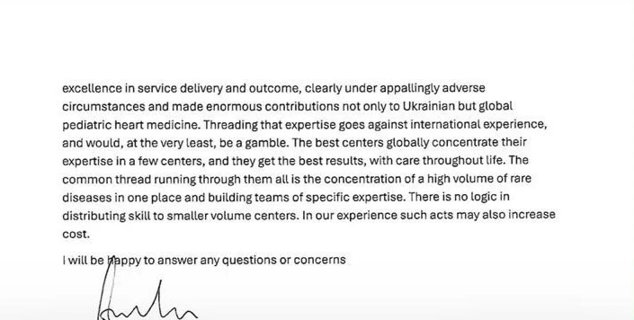 Науковці та кардіохірурги зі США та Європи виступили на підтримку Іллі Ємця та Центру дитячої кардіології та кардіохірургії фото 2