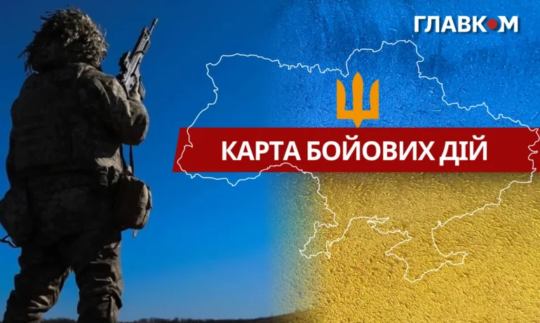 Карта бойових дій в Україні станом на 18 червня 2026 року