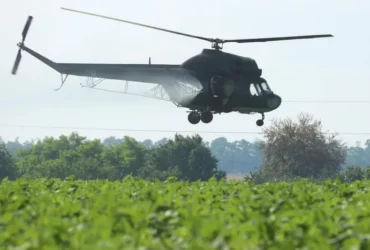 У Краснодарському краї впав вертоліт Мі-2