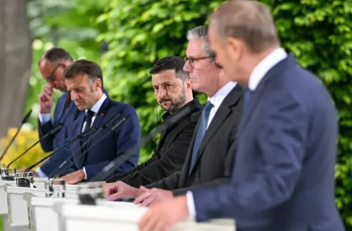 Лідери Франції, Британії та Німеччини домовилися зустрітися із Зеленським