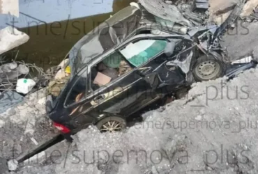 ЗСУ зруйнували автомобільний міст до окупованого Криму (фото)