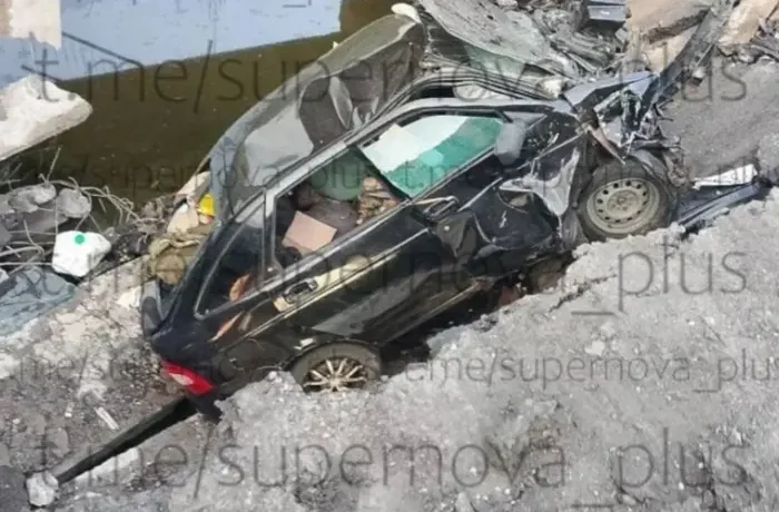 ЗСУ зруйнували автомобільний міст до окупованого Криму (фото)