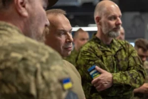 Головком Естонії відвідав українські бригади на передовій