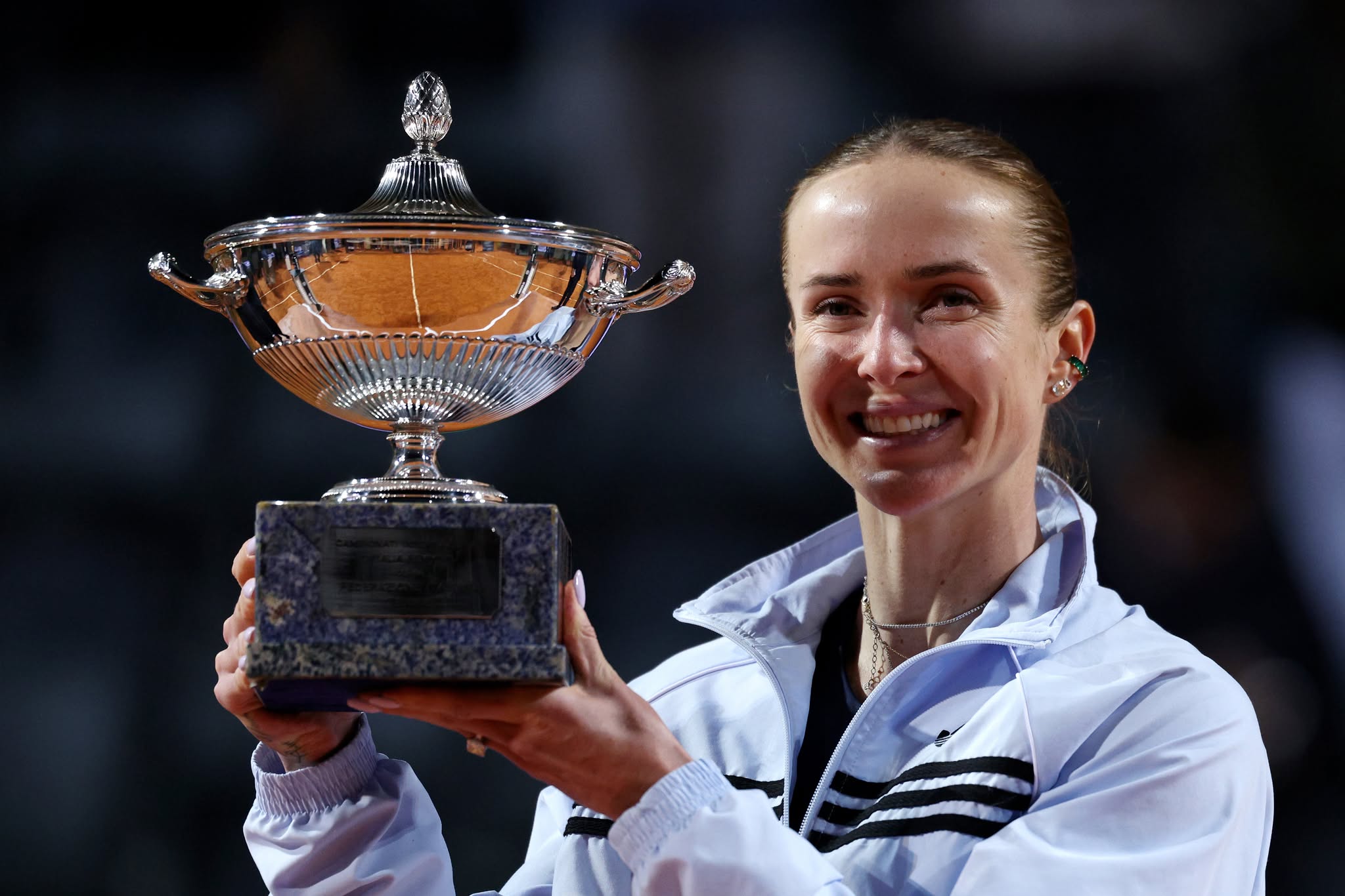 Еліна Світоліна стала однією з семи тенісисток Відкритої ери, яка тричі вигравала титул турніру WTA1000 в Римі