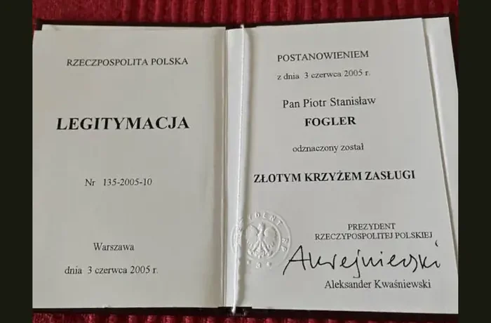 Колишній депутат Сейму Польщі відмовився від держнагороди