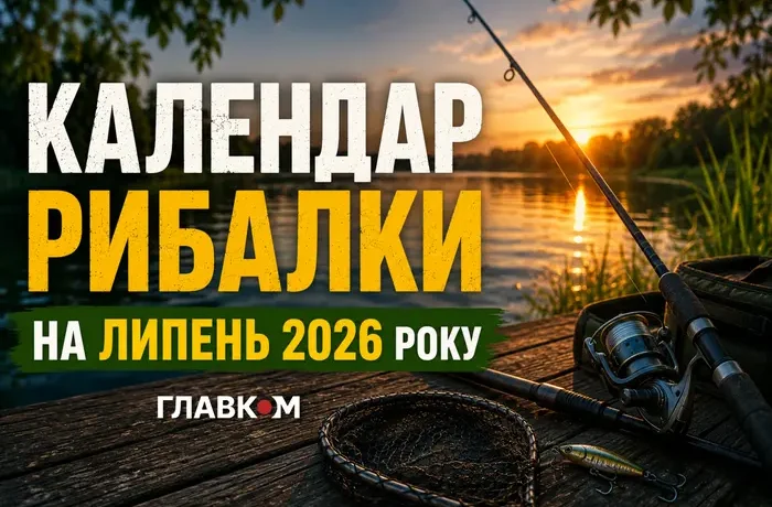 Календар кльову на липень 2026: коли День рибалки та найкращі дні для лову