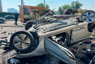 П’ять розтрощених авто та загибла жінка: поліція оприлюднила деталі ДТП на Виговського
