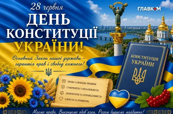 День Конституції України: історія свята, цікаві факти та привітання