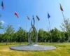 У Бучі встановлено пам’ятний знак «Вогонь надії»: кому він присвячений