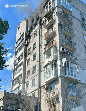 Пошкоджений будинок у Дніпрі, 2 червня 2026 рк