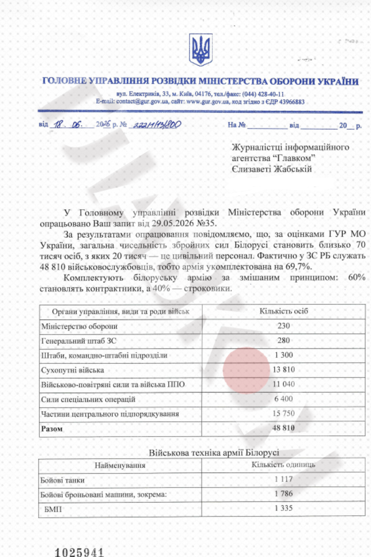 Чи є загроза для Півночі України? Розвідка розкрила чисельність армії Лукашенка (документ) фото 1