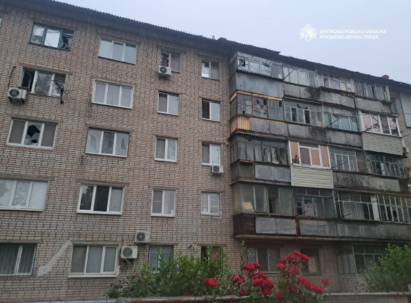 Наслідки ворожих прильотів по Дніпру