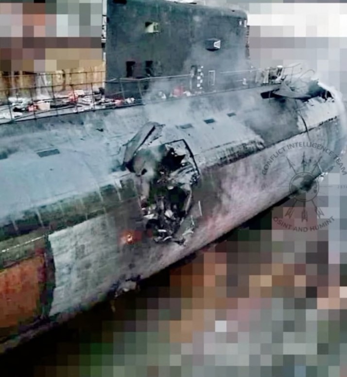 Зруйнований підводний човен «Ростов-на-Дону»