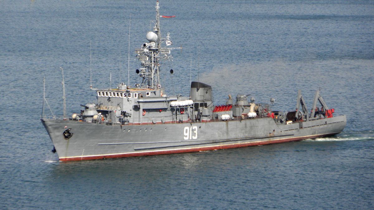 Силами оборони України знищено морський тральщик Чорноморського флоту РФ проєкту 266-М «Ковровец»