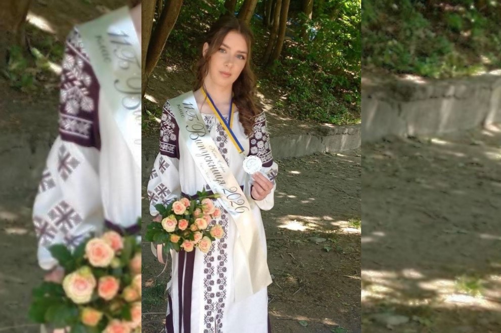 Софія Клак закінчила львівський ліцей № 81 імені Петра Сагайдачного з медаллю