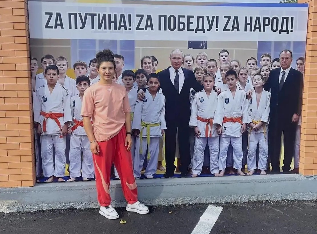 Фото російської дзюдоїстки Мадіни Таймазової, яке було Україною передано до МОК напередодні Олімпіади-2024