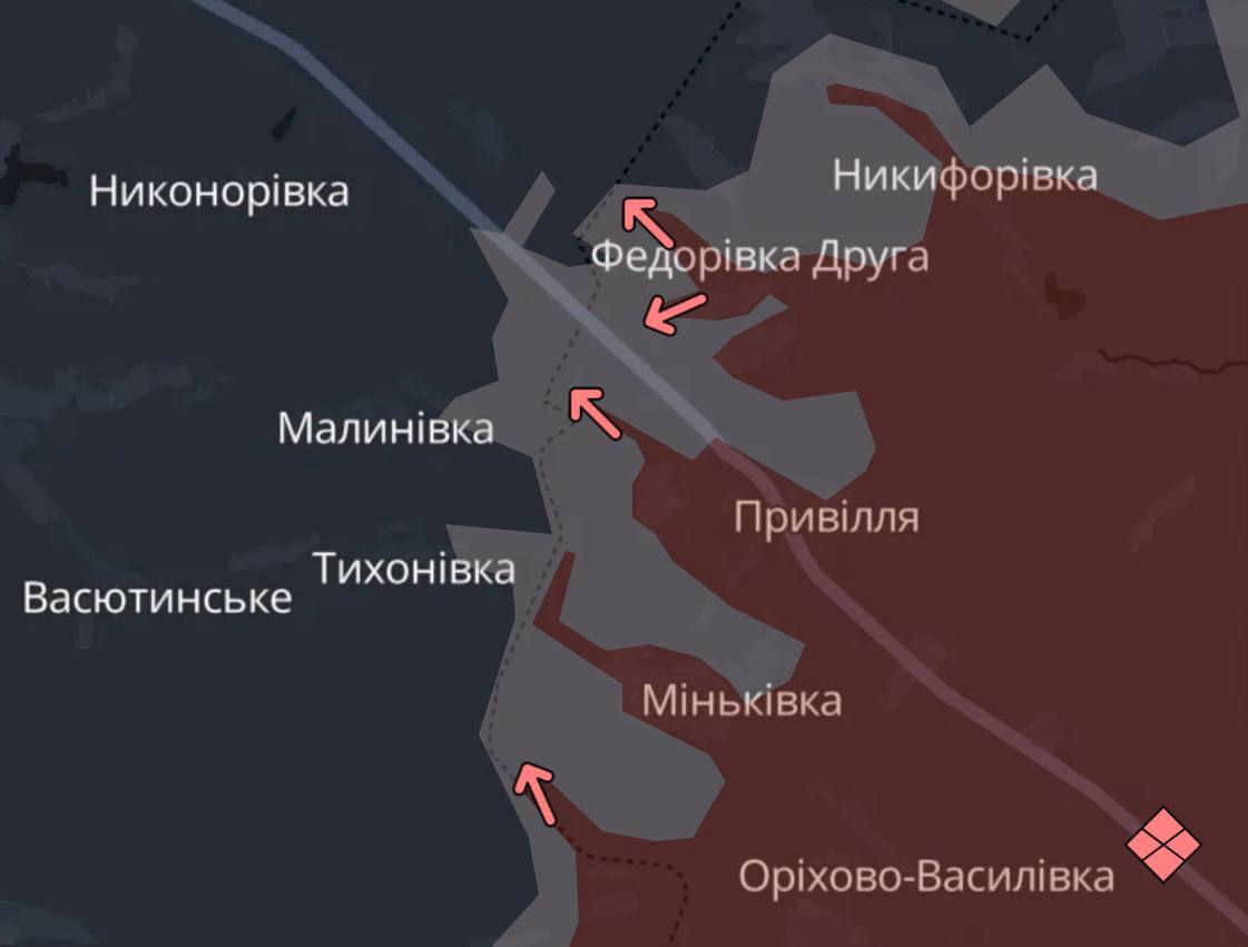 Лінія фронту станом на 3 червня 2026. Зведення Генштабу фото 6