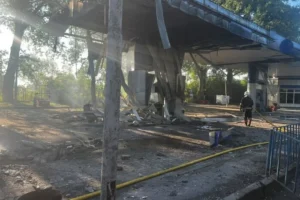 Росіяни вдарили по АЗС на Житомирщині: є постраждалий