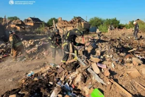З’явилися кадри будинку, де через російську ракету загинула багатодітна сім’я