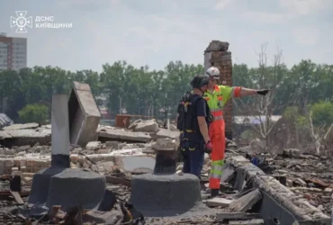Вишневе: рятувальники провели унікальну операцію з обстеження будівель (фото)