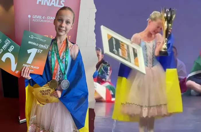 11-річна балерина стала абсолютною чемпіонкою світу та розчулила українців (відео)