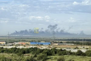 Вибухи пролунали у Таганрозі. Спалахнув нафтовий термінал