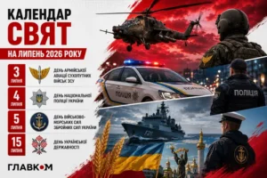 Державні та міжнародні свята у липні 2026: як працюватимуть та що відзначатимуть українці