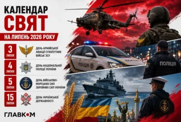 Державні та міжнародні свята у липні 2026: як працюватимуть та що відзначатимуть українці