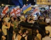 Арешт грузина, який вдарив російськомовну туристку, спровокував протести