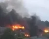 У Підмосков’ї після роботи ППО виникли пожежі (відео)