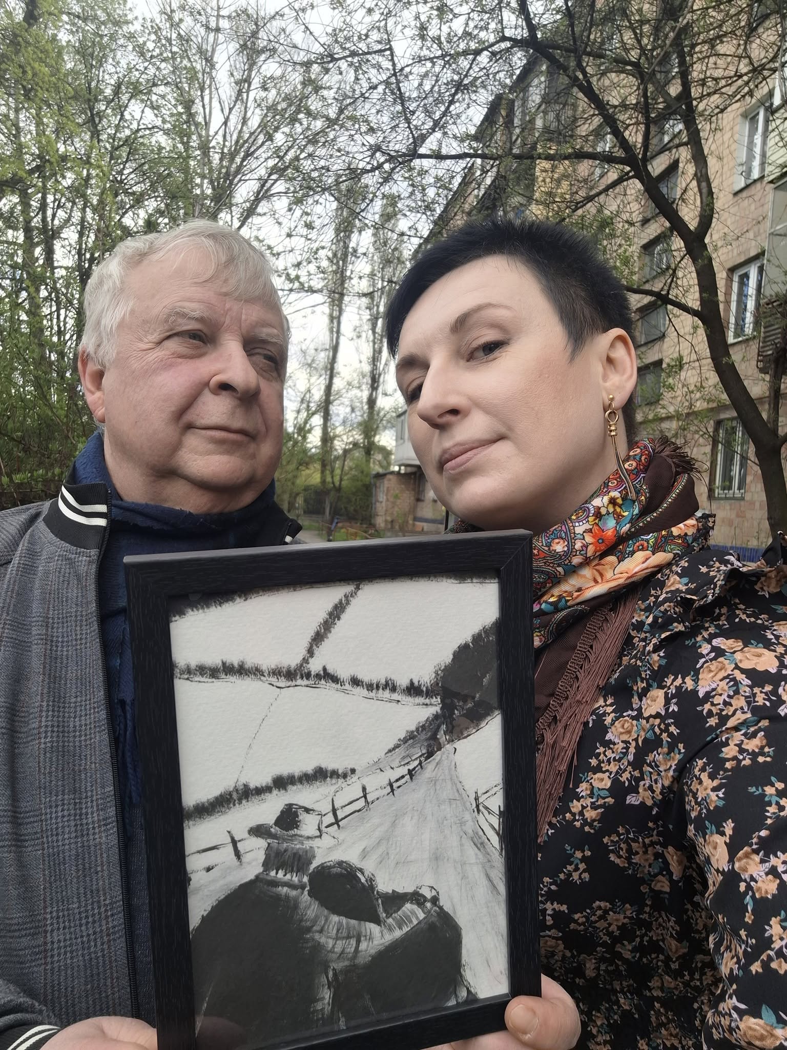 Ірина Плехова і Олег Чорний втратили квартиру через обстріл 