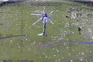 Сили безпілотних систем знищили російський вертоліт Мі-28 (відео)