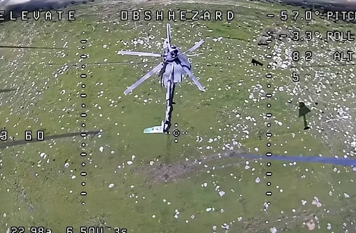 Сили безпілотних систем знищили російський вертоліт Мі-28 (відео)