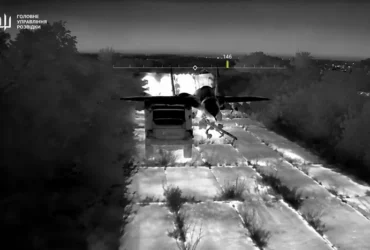 Українські розвідники показали кадри знищення російського МіГ-29 у Криму (відео)
