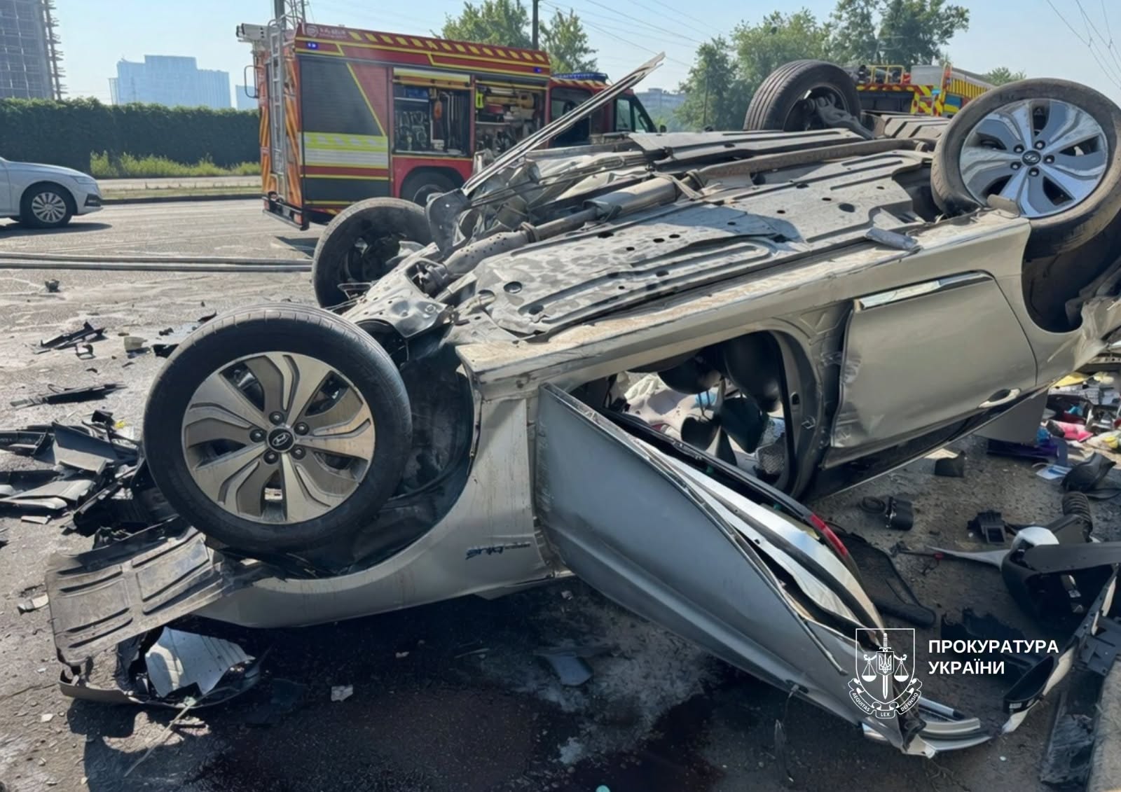 Аварія трапилася 30 червня, близько 9 ранку, у Подільському районі міста Києва