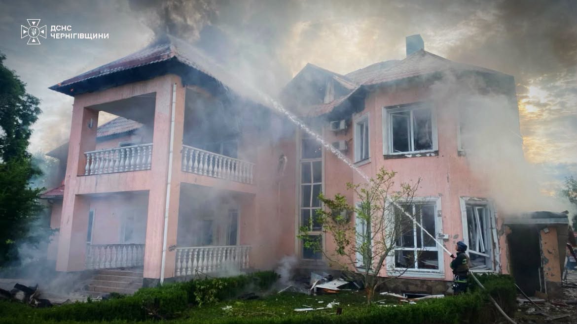 Наслідки удару по Чернігівщині