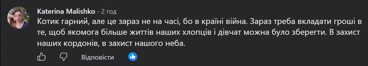 Дехто визнає, що ідея гарна, але не на часі