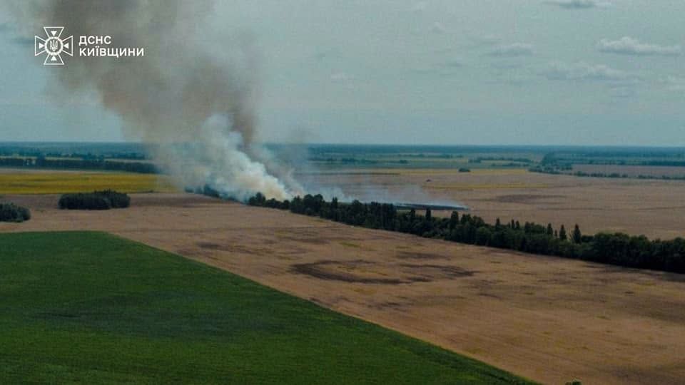 Пожежа охопила площу в один гектар
