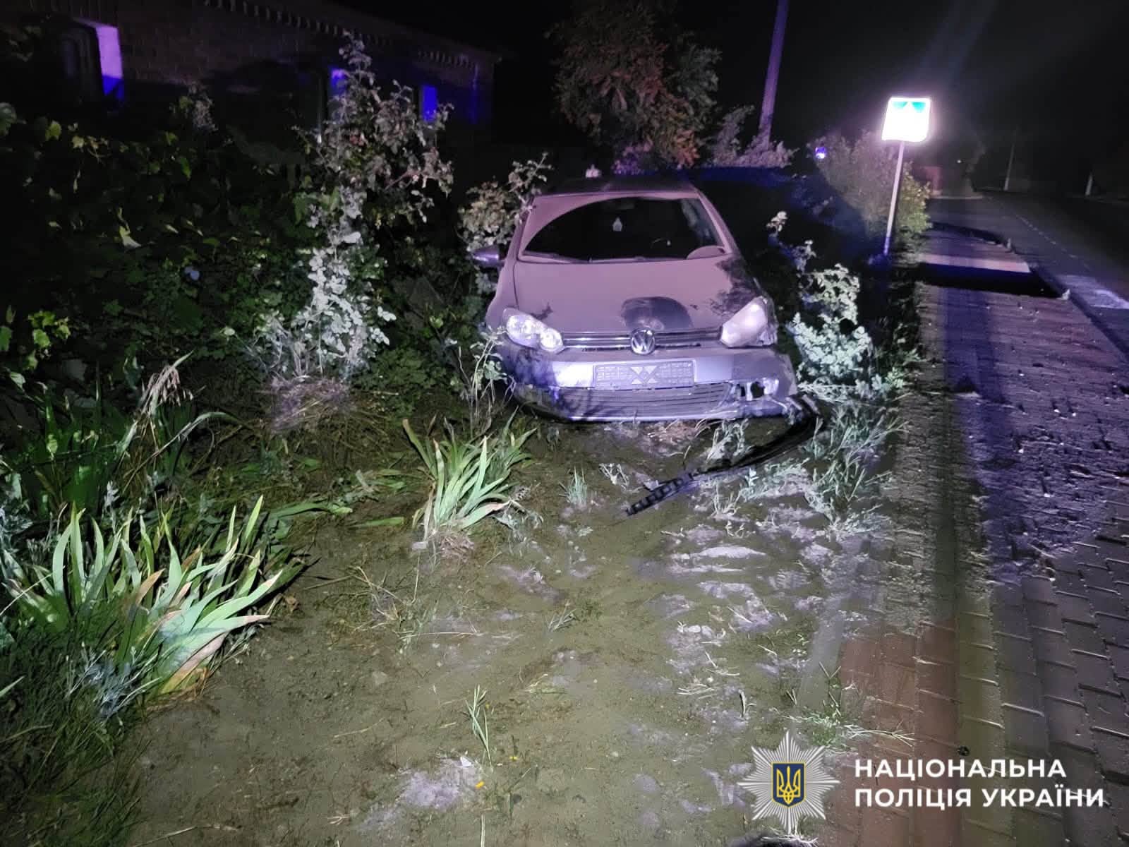 Внаслідок ДТП постраждалий 31-річний чоловік отримав тілесні ушкодженн