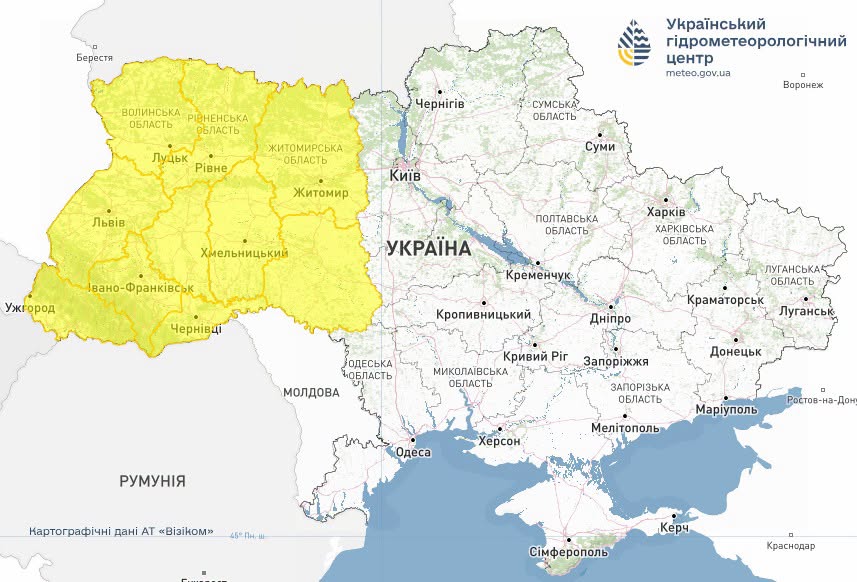 Грози та жовтий рівень небезпеки: які області накриє негода 24 липня фото 1