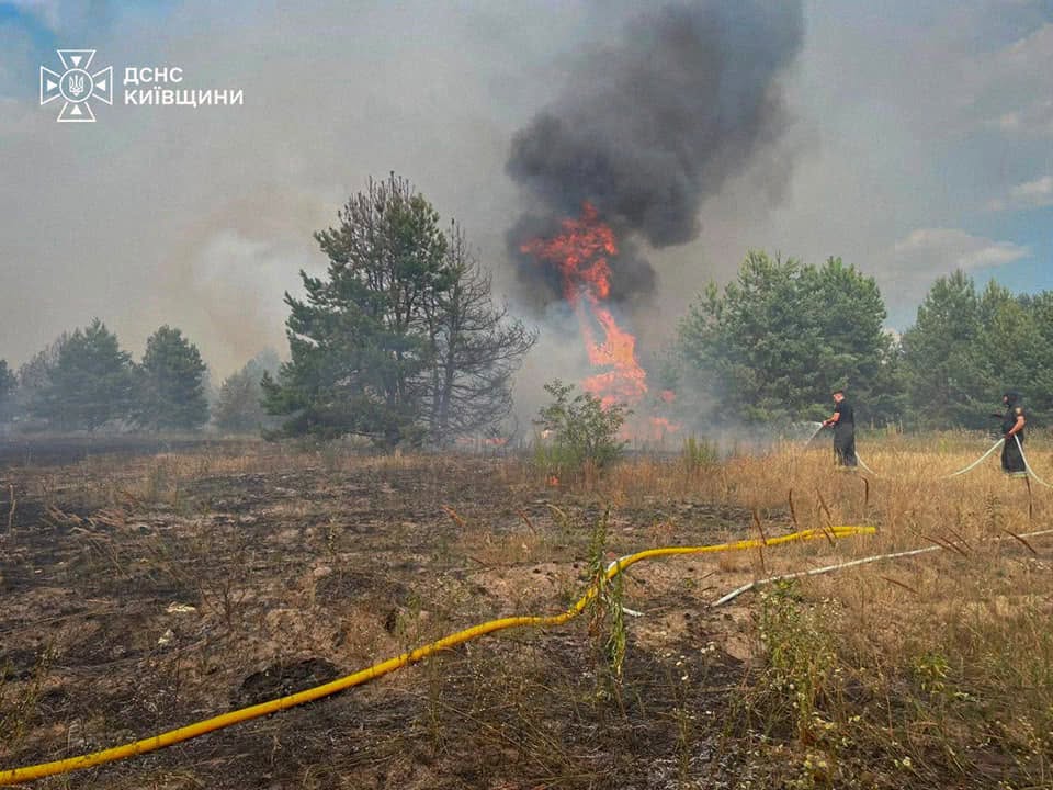 Надзвичайники вже ліквідували загорання трьох гектарів лісової підстілки.
