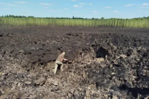 Знайдено вирву від другої ракети KN-23 після удару РФ 30 липня (фото)
