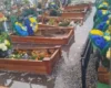 У Тернополі на кладовищі затопило могили військових (фото)