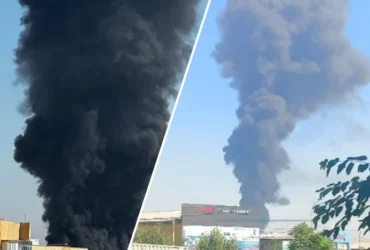 В окупованому Маріуполі спалахнула масштабна пожежа