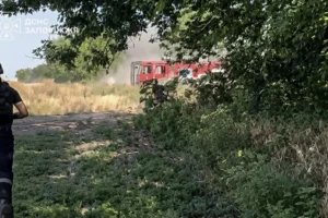 На Запоріжжі росіяни атакували рятувальників під час ліквідації пожежі