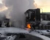 Удар по АЗС на Дніпропетровщині: рятувальники показали наслідки