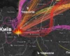 Атака на Україну: мапа орієнтовного маршруту ракет та дронів